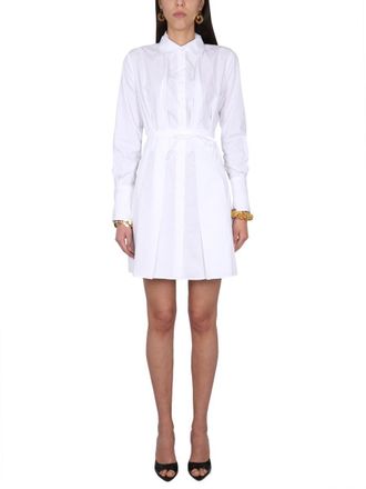 Patou Pleated Shirt Dress