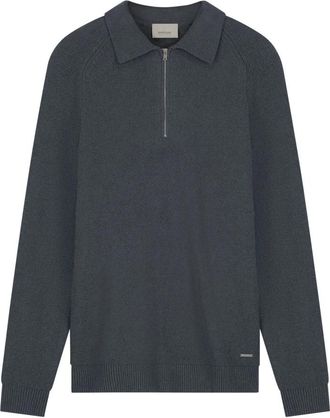 Dstrezzed Dstrezzed - Yvain Polo - Heren - Truien - Blauw - Maat: L Katoen