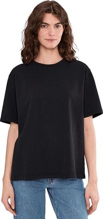 Michael Stars Kennedy Boyfriend T-Shirts Womens Clothing Black : XL (US 10-12), Cotton