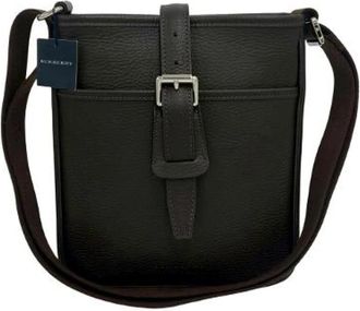 Burberry Pre-owned Leren Schoudertas - Dames - Vintage Schoudertas - Bruin - ONE Size - Leer - Vintage