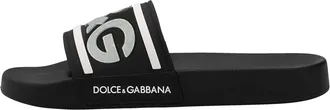 Dolce & Gabbana Logo Slides Black CS2072AQ858-89690