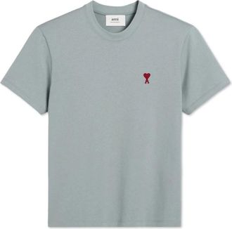 Ami ADC Katoenen T-Shirt - Heren - T-shirts - Blauw - XS - Katoen - Tops