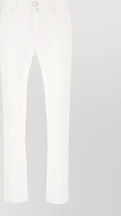 Jacob Cohen denim jeans mid rise belt loop design