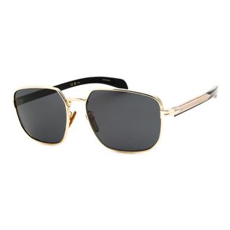David Beckham DB 7121/G/S 0RHL IR Gold Black/Grey