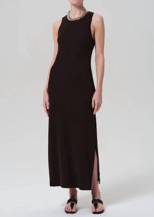 Citizens Of Humanity Isabel Tank Dress In Chocolate
