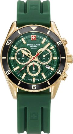 Swiss Alpine Military Watches - Heren - Horloges - Groen - ONE Size - Accessoires
