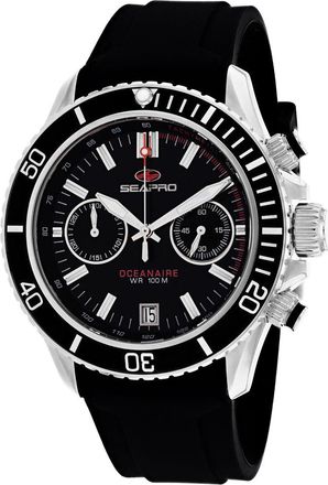 Seapro Mens Black dial Watch