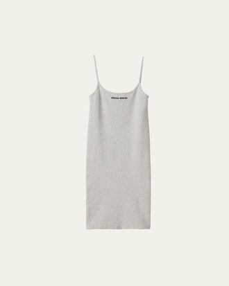 Miu Miu Knee-Length Rib Tank Dress
