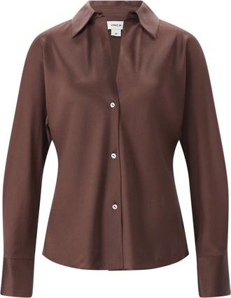 Vince Camicia in seta - - Blouses & Shirts - Donna - Marrone - M