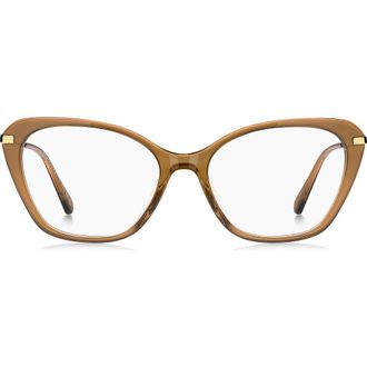 Marc Jacobs 54mm Cat Eye Optical Glasses in Brown at Nordstrom