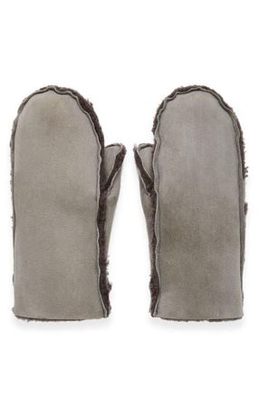 Celtic & Co. British Sheepskin Mitts in Vole at Nordstrom, Size Medium