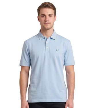 HUGO BOSS Sky Blue Logo Polos