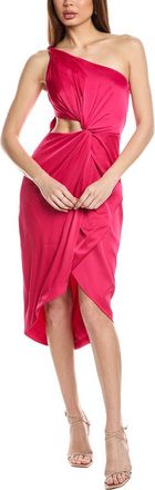 AMUR Amur Deena One-Shoulder Midi Dress