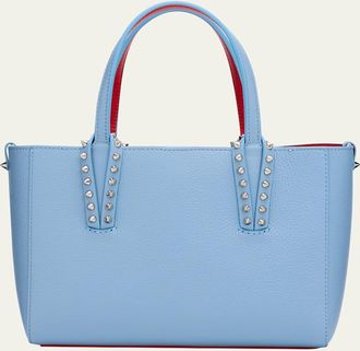 Christian Louboutin Cabata Mini Tote Bag in Leather with Spikes