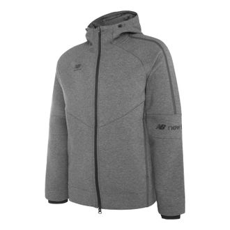 New Balance Mens New Balance Casual Sports Running Jacket Gray MDA3E011-GR