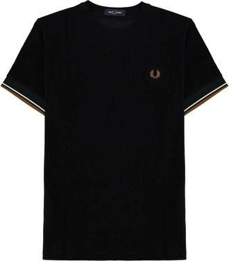 Fred Perry Uomo, Top, Nero, XL, new