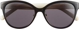 Marc Jacobs 55mm Gradient Cat Eye Sunglasses in Black White at Nordstrom Rack