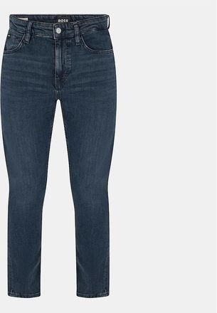 HUGO BOSS Mens Delaware Slim Fit Five Pocket Jeans - Navy - Size: 30/32