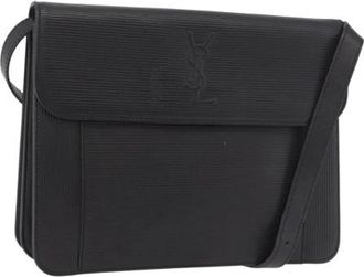 Saint Laurent Pre-owned Shoulder Bag - Dames - Vintage Schoudertas - Zwart - ONE Size - Leer - Vintage