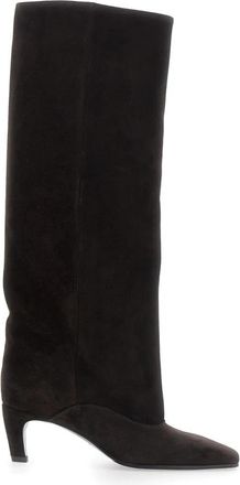 Strategia Amber Boots - Dames - Laarzen met Hak - Bruin - 38 1/2 EU - Leer - Schoenen