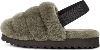 UGG (WMNS) UGG Super Fluff Slipper Olive Green 1121751-BTOL