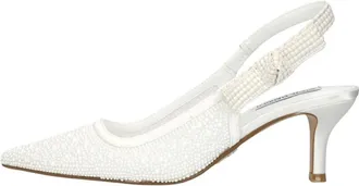 Steve Madden Ensemble-P Pump - Dames - Pumps - Wit - 40 EU - Leer - Schoenen