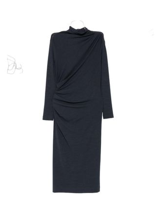 Brunello Cucinelli Wool Blend Midi Dress