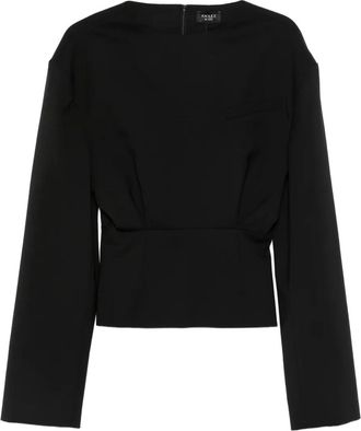 A.W.A.K.E. round-neck top - Black