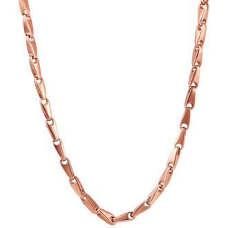 Pompeii3 Mens Seed Link 14k Gold (40gram) or Platinum (75gram) 4mm Link Chain Necklace 20