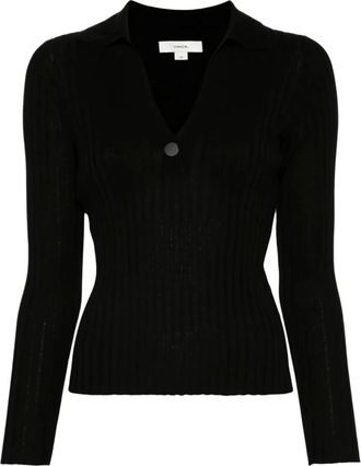 Vince Mujer, Camisetas, Negro, Talla: L