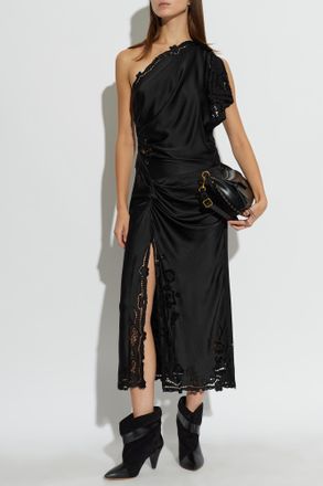 Isabel Marant Silk Dress Eadile, Womens, Black