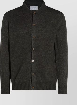 Nn.07 collared crewneck sweater ribbed cuffs