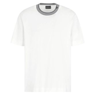 Emporio Armani Trimmed Crew-Neck Jersey T-Shirt, Size X-Large