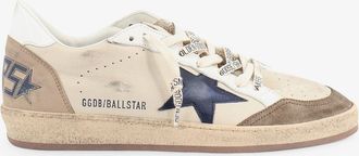 Golden Goose Ballstar in pelle con iconico logo laterale - GOLDEN GOOSE DELUXE BRAND - gender_Man