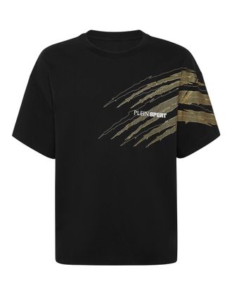 Plein Sport T-Shirt Ronde Hals Ss Scratch