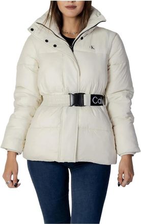 Calvin Klein Jeans Jassen - Dames - Winterjassen - Beige - L - Jassen