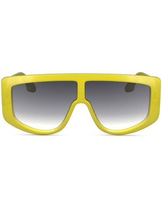 Victoria Beckham Visor sunglasses - Yellow