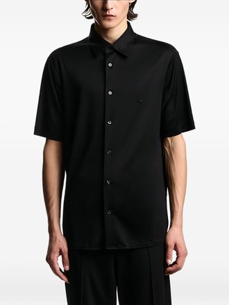 Emporio Armani Cotton Shirt - Black