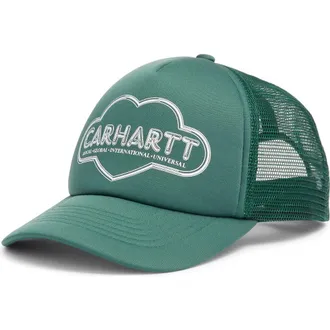 Carhartt Work in Progress Cloud Heart Snapback Trucker Hat in Lily at Nordstrom