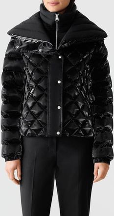 Mackage Yvette Waterproof Quilted Down Jacket with Removable Bib Insert in Black at Nordstrom, Size Medium