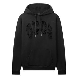 GCDS Felpa con cappuccio logo laser - - Sweatshirts & Hoodies - Uomo - Nero - XL