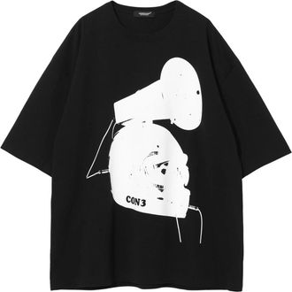 Undercover T-shirt met print - Heren - T-shirts - Zwart - M - Tops