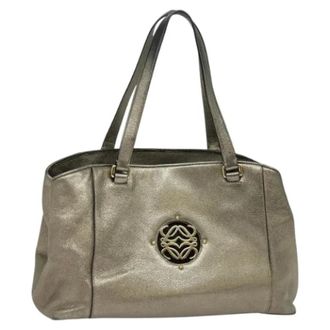 Loewe Tweedehands leren handtassen - Dames - Vintage Shopper - Geel - ONE Size - Leer - Vintage