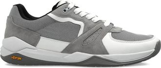 Paul Smith Sneakers Ossi in pelle scamosciata con inserti in rete - Grigio
