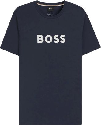 HUGO BOSS Hombre, Camisetas, Azul, Talla: L