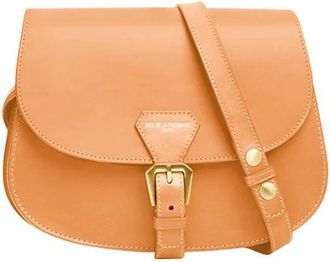 Ines De La Fressange Fl&acirc;neur Handtas - Dames - Schoudertassen - Bruin - ONE Size - Leer - Tassen