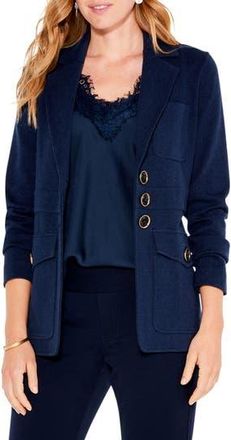 Nic+Zoe Editor Knit Blazer in Dark Indigo at Nordstrom Rack, Size X-Small