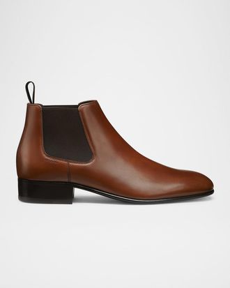 Stuart Weitzman Men & apos;s Adwin Leather Chelsea Boots