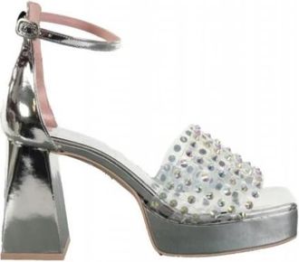 Ras Schoenen > Flats > Muiltjes - Dames - Sandalen met hakken - Grijs - 39 EU - Schoenen