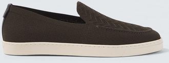 Giorgio Armani Asv jacquard slip-on shoes